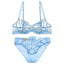 House Of Dasein Little Cherry Lingerie Set Women - Blue - 38C