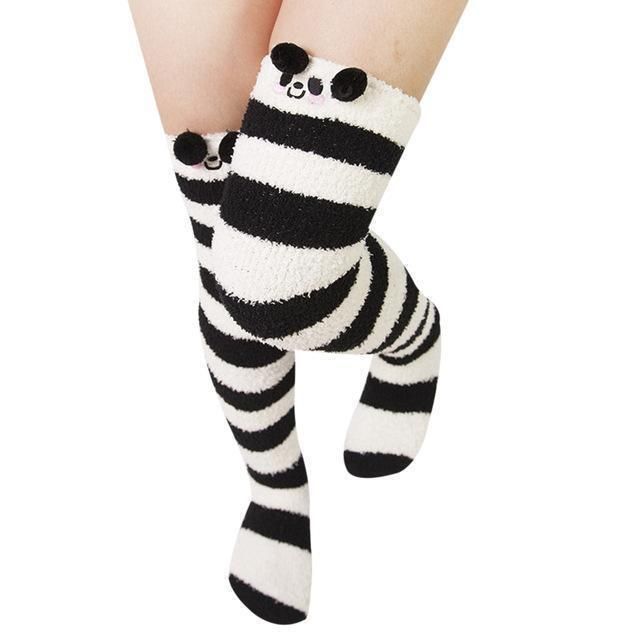 House Of Dasein Panda Bear Thigh Highs - Skin Main image