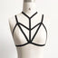 House Of Dasein Y Harness Women Body Fetish Clothing - Black