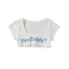 House Of Dasein Yes Daddy Micro Crop Top Ddlg Clothing - White