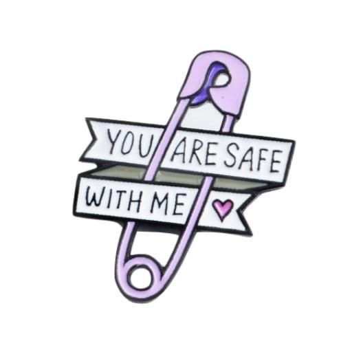 House Of Dasein Safe Me Pin Women Brooch Jewellery - Lavender