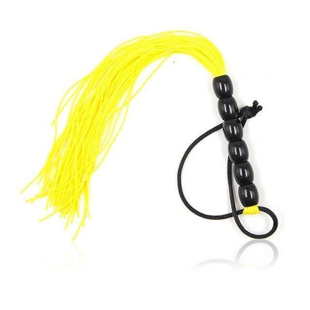 House Of Dasein Heart Spanker Bdsm Spanking Crop - Yellow - Flogger Main image