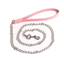 House Of Dasein Candy Bell Leash Collar Bdsm Accessories - Pink - Chain Only