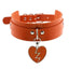 House Of Dasein Heart Breaker Collar - Orange