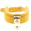 Veile Studios Locket Collar - Yellow