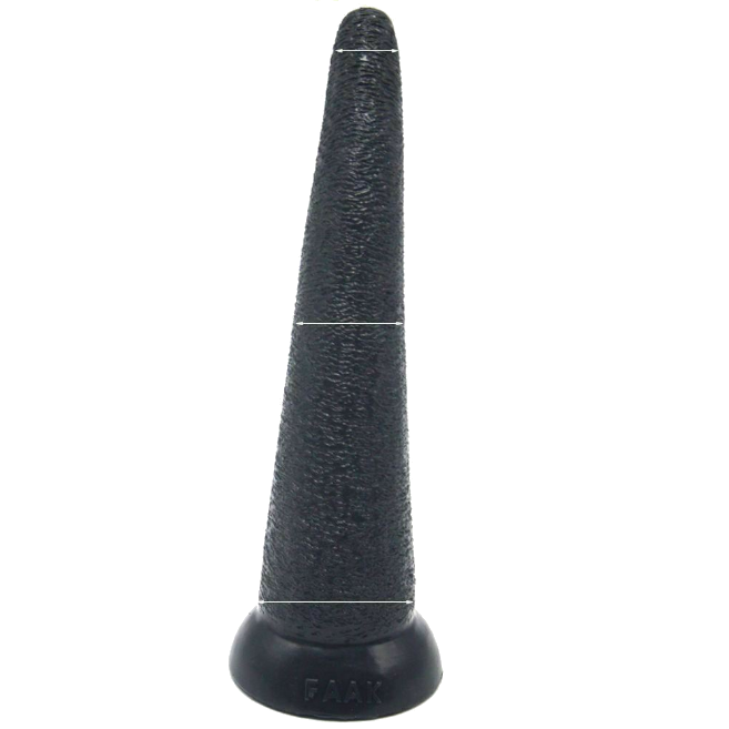 House Of Dasein Faak Silicone Dildo Anal Butt Plug 26.5Cm Thick Realistic Sex Toy - Black