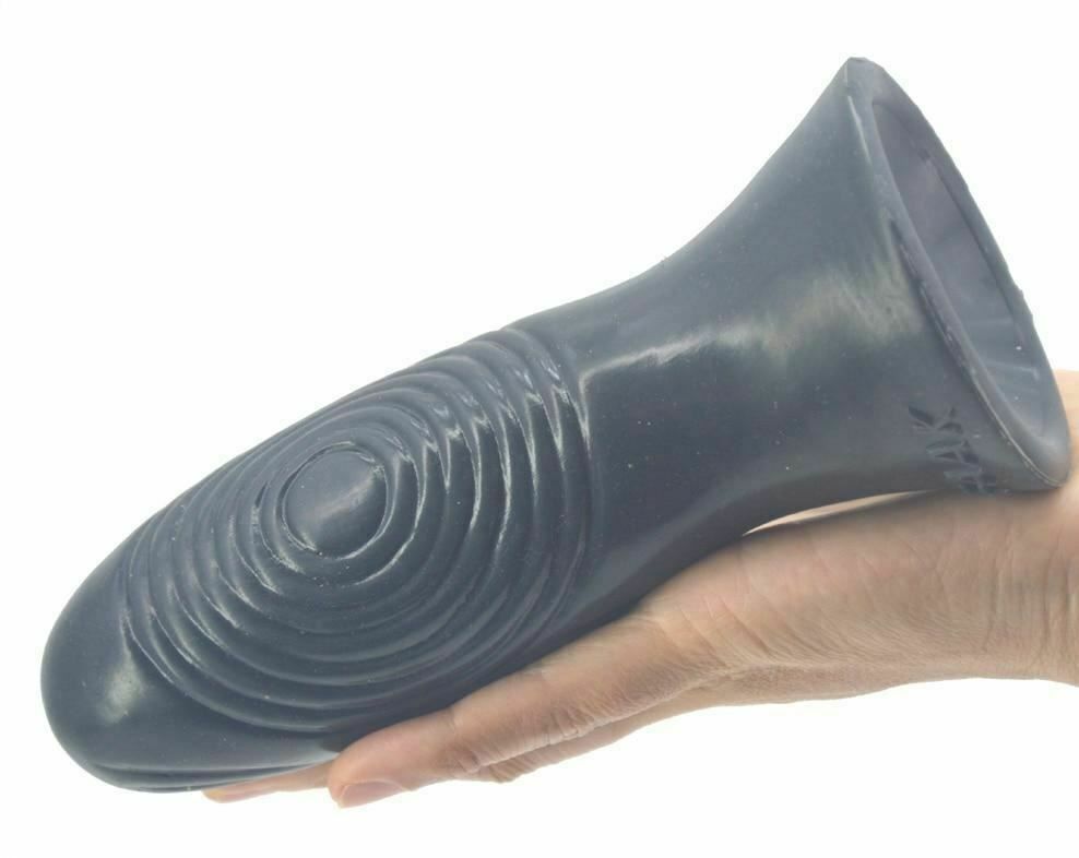 House Of Dasein Silicone Butt Plug 16.6Cm Thick Anal Dildo Pink - Black