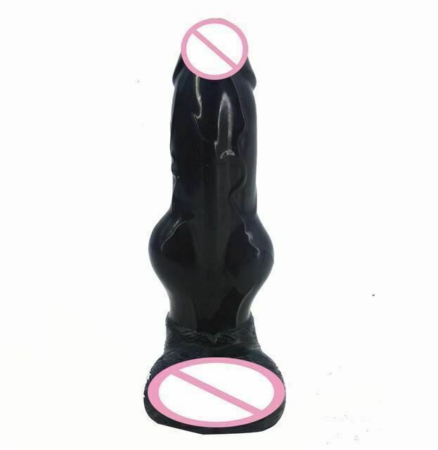House Of Dasein Faak Big Silicone Dildo Thick Butt Plug Anal Sex Toy Black - Black
