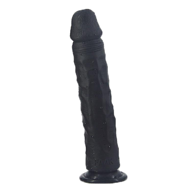 House Of Dasein Large Realistic Silicone Dildo Anal Plug 24Cm Black - Black