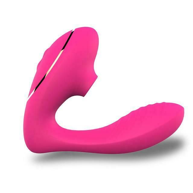 House Of Dasein Clitoral Sucking Vibrator Usb Rechargeable G-Spot Stimulation Bdsm - Pink