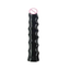 House Of Dasein Faak Double Twist Dildo Dong Rubber Sex Toy 17Cm Thick Butt Plug Black - Black - 17Cm