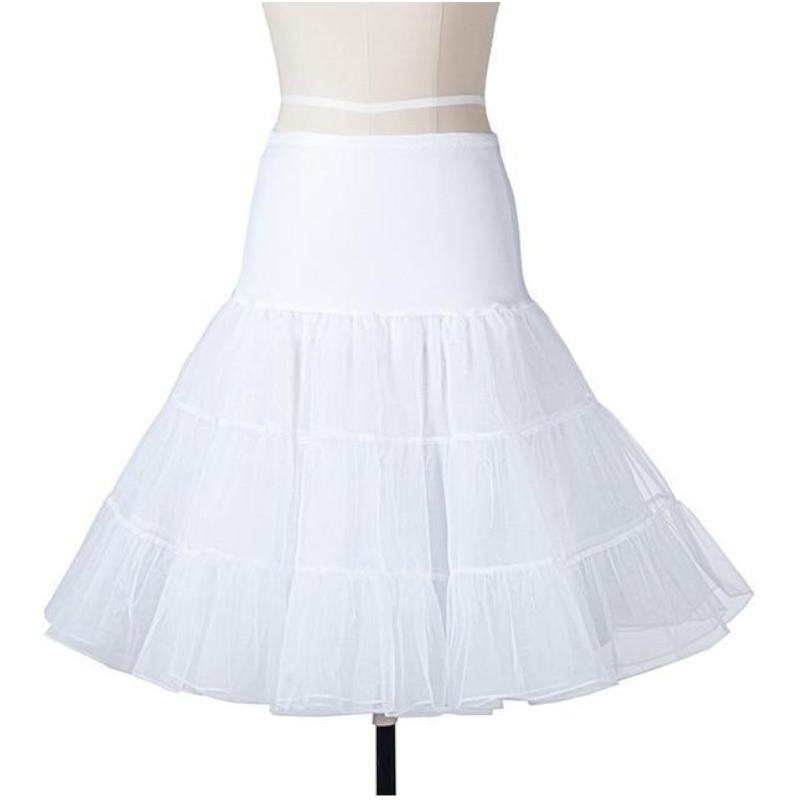 House Of Dasein Sweetest Little Christmas Dress - S - White Petticoat Main image