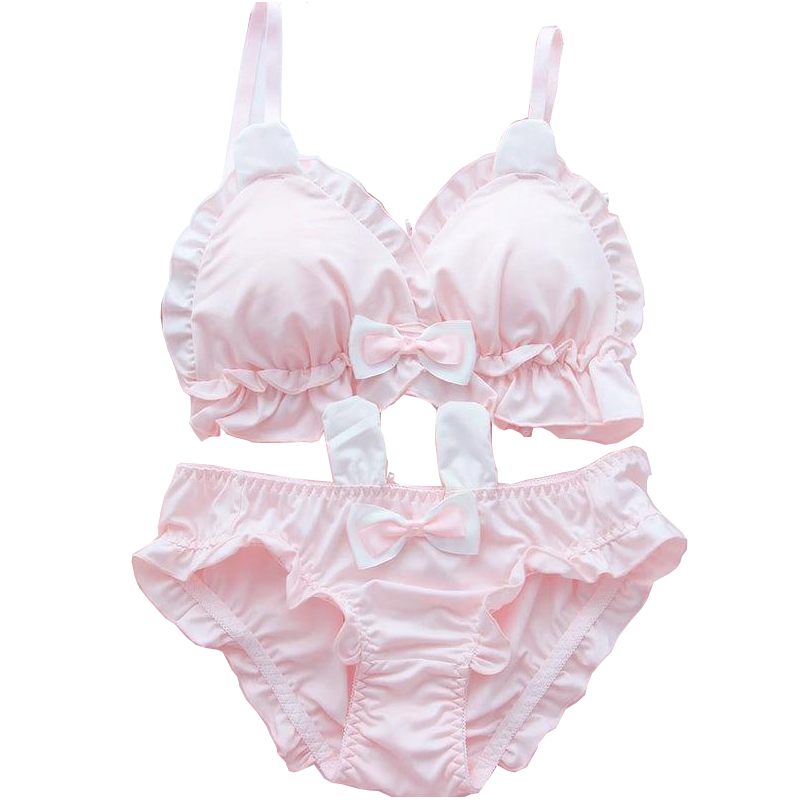 House Of Dasein White Or Pink Rabbit Lingerie Set Women Cosplay - Pink - M (B Cup)