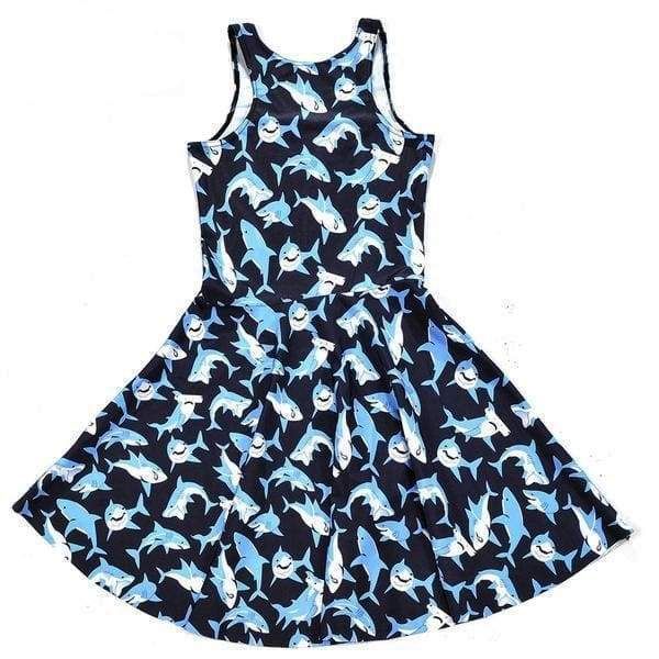 House Of Dasein Shark Dress - Silver - Xl