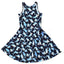 House Of Dasein Shark Dress - Silver - Xl