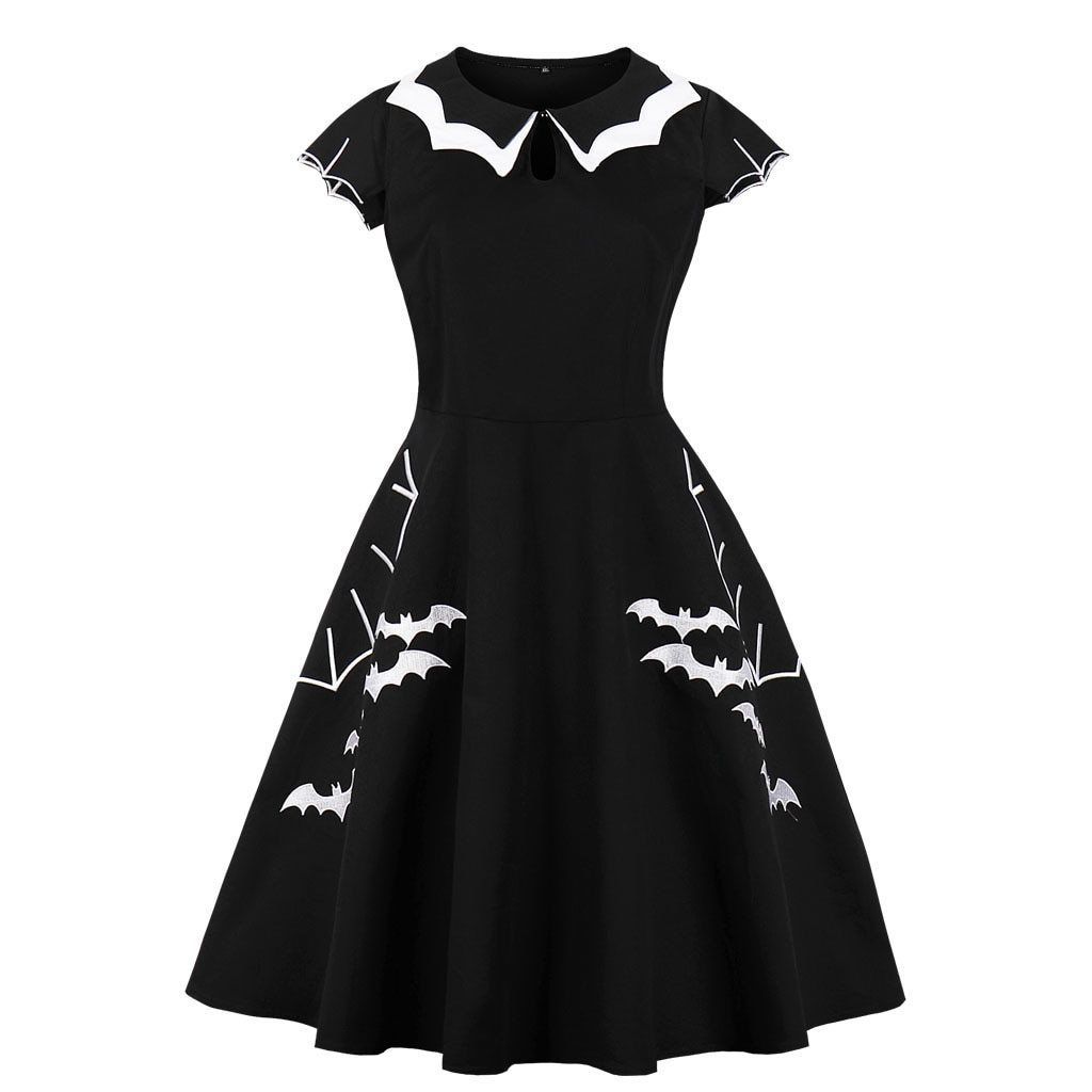 House Of Dasein Gothic Bat Queen Dress Plus Size Costume - Black - 5Xl Main image