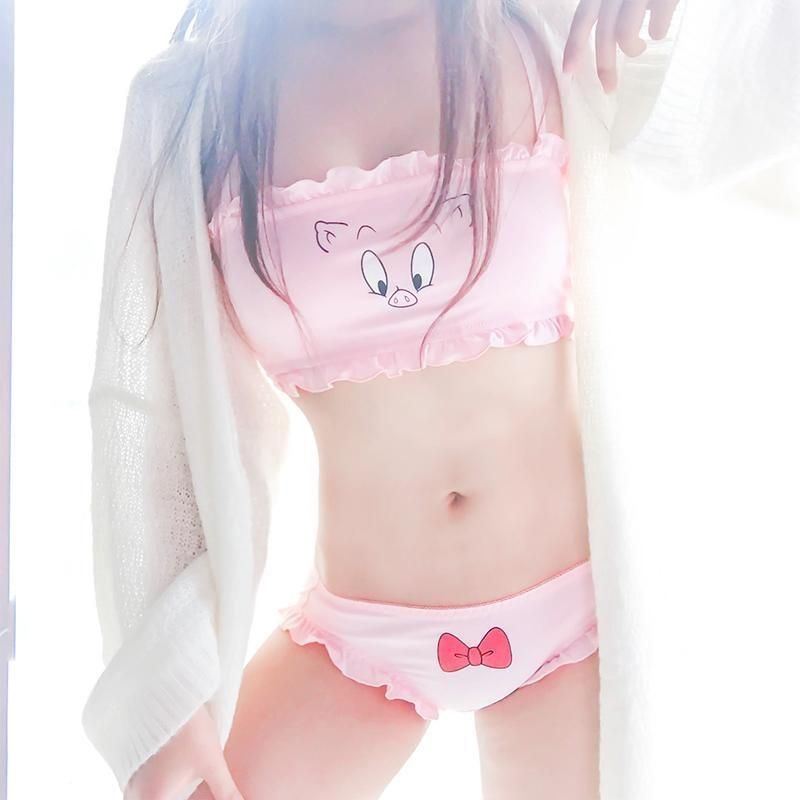 House Of Dasein Little Piggy Lingerie Set Women Costume - Pink Main image
