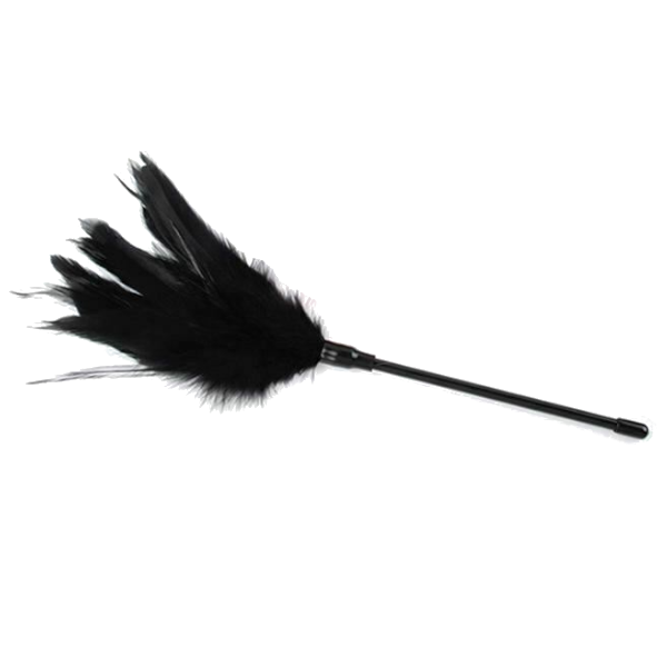 House Of Dasein Feather Play Tickler Bdsm Clit Kink Fetish Restraints - Black