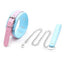 House Of Dasein Cute Pastel Pink And Blue Collar With Leash Bdsm Puppy Pet Play