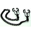 House Of Dasein Black Metal Nipple Clamps Chain Breast Bondage Bdsm Kink Fetish Restraints - Black