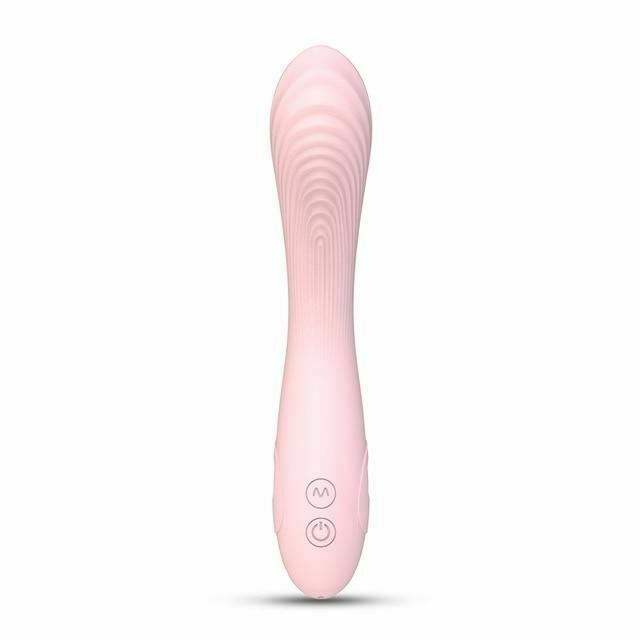 House Of Dasein Pink White Soft Silicone G Spot Clitoral Anal Vibrator Sex Toys For Women - Pink