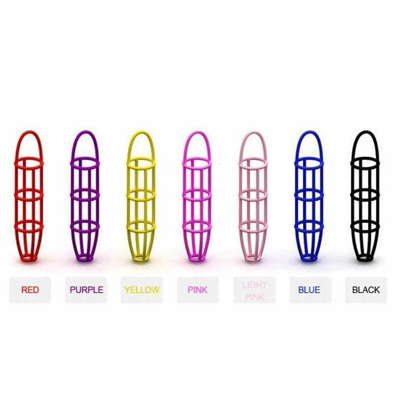House Of Dasein 5 Pack Cock Ring Stretchy Silicone Elastic Net Cage Penis Sleeve Colourful Set - Multicoloured Main image
