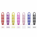 House Of Dasein 5 Pack Cock Ring Stretchy Silicone Elastic Net Cage Penis Sleeve Colourful Set - Multicoloured