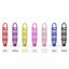 House Of Dasein 5 Pack Cock Ring Stretchy Silicone Elastic Net Cage Penis Sleeve Colourful Set - Multicoloured