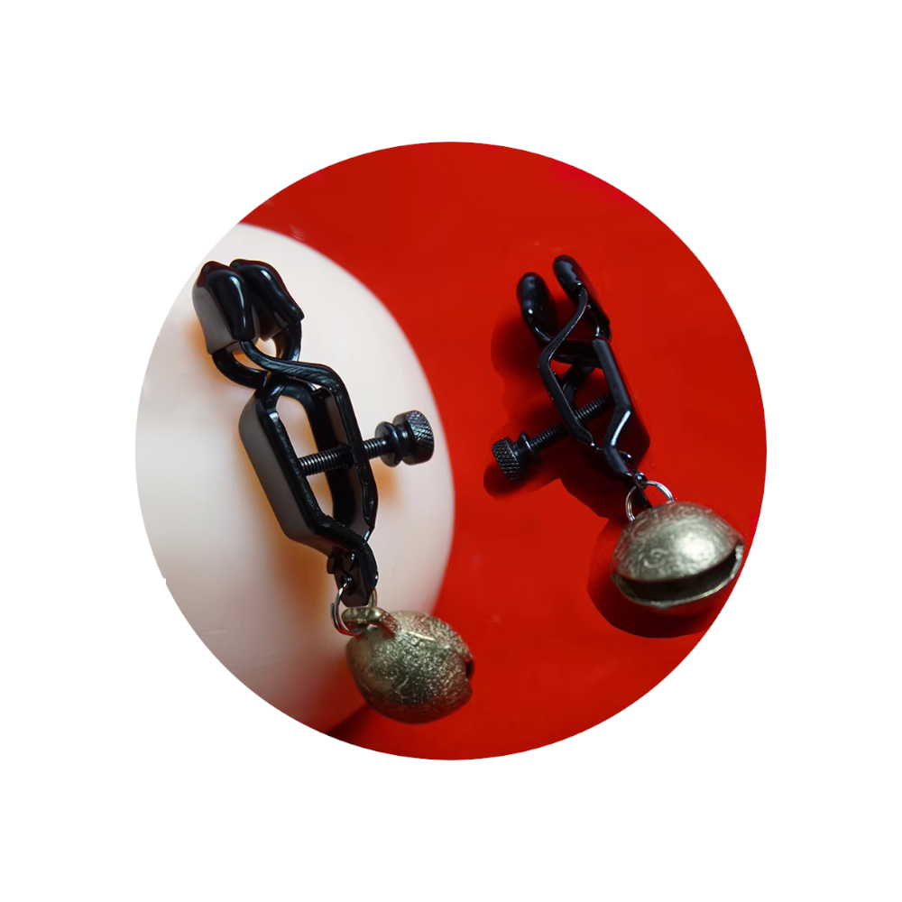 House Of Dasein Metal Nipple Clamps Pussy Labia Clit Clip Sex Toys For Couple Adult Game Role Play Bondage Restraint - Gold Main image