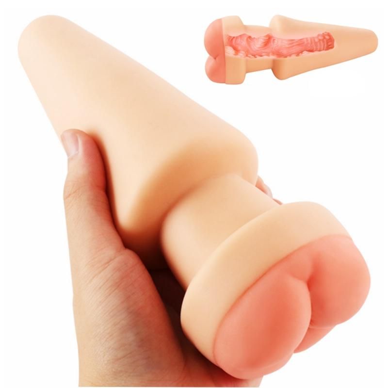 House Of Dasein Huge Hollow Butt Big Anal Plug With Male Masturbator Couples - Skin Main image