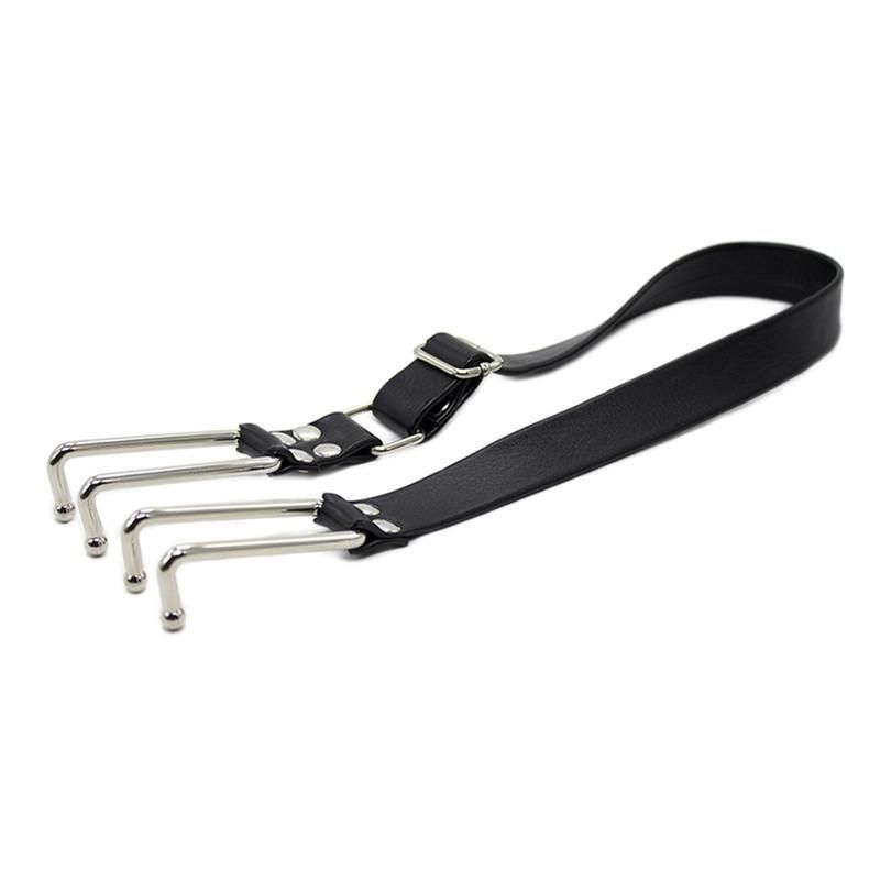 House Of Dasein Open Mouth Hook Gag Head Harness Bondage Kink Fetish Restraints - Black Main image