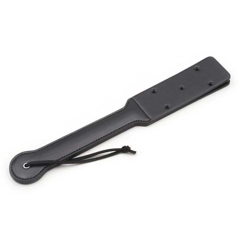 House Of Dasein Black Paddle Bdsm Double Layer Leather Ass Spanking Slave Fetish - Black