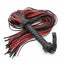 House Of Dasein Black Red Flogger Spanking Toy Impact Play Bondage Kink Bdsm Fetish Restraints - Red