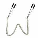 House Of Dasein Chain Nipple Clamps Breast Play Bondage Kink Bdsm Fetish Restraints - Silver