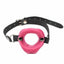 House Of Dasein Open Mouth Rubber Lips Gag Slave Training Bondage Restraints - Pink