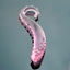House Of Dasein Pink Tentacle Dildo Crystal Penis Glass Rod Anal Spot Dong - Pink