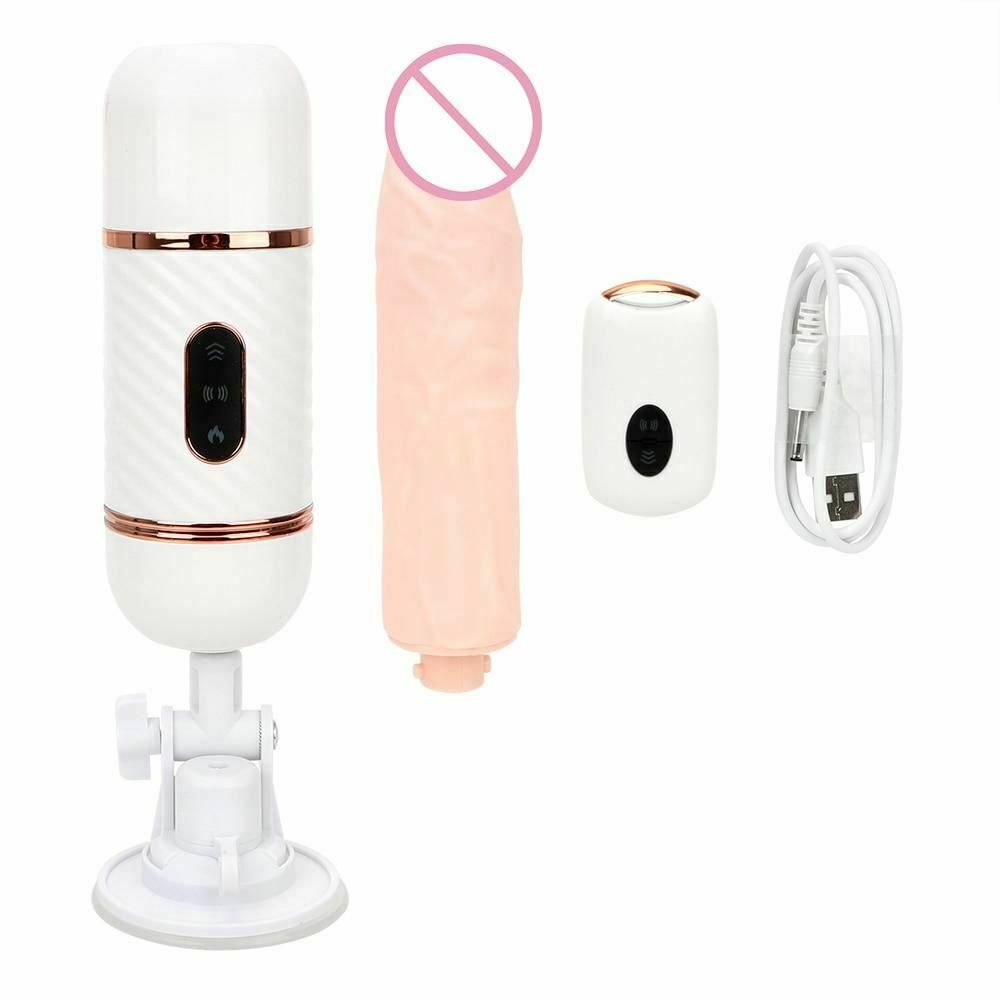 House Of Dasein Wireless Sex Machine Automatic Heating Realistic Dildo Vibrator Masturbation - Black