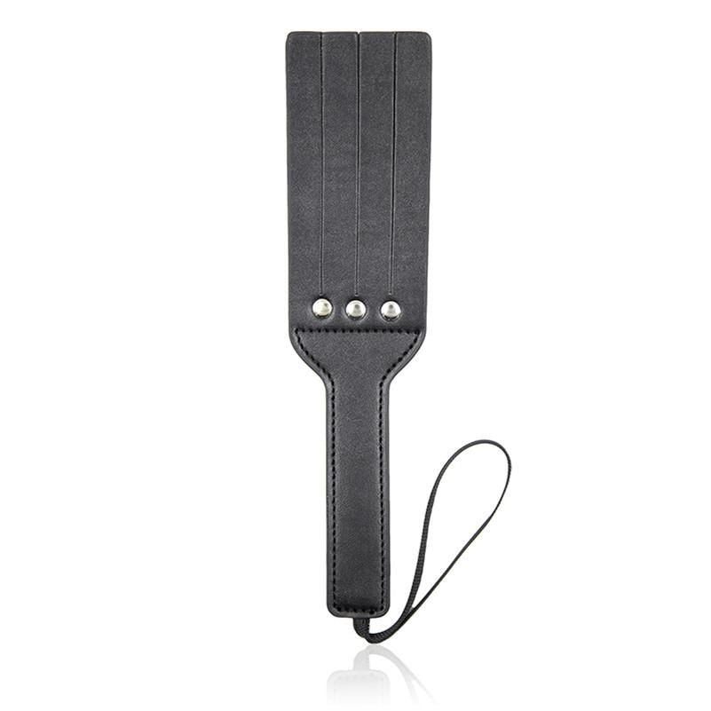 House Of Dasein Leather Spanking Paddle Double Layer Sex Whip Bdsm Fetish Restraints - Black Main image