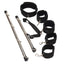 House Of Dasein Multi-Position Bdsm Spreader Bar Kit Collar Cuffs Restraints - Black