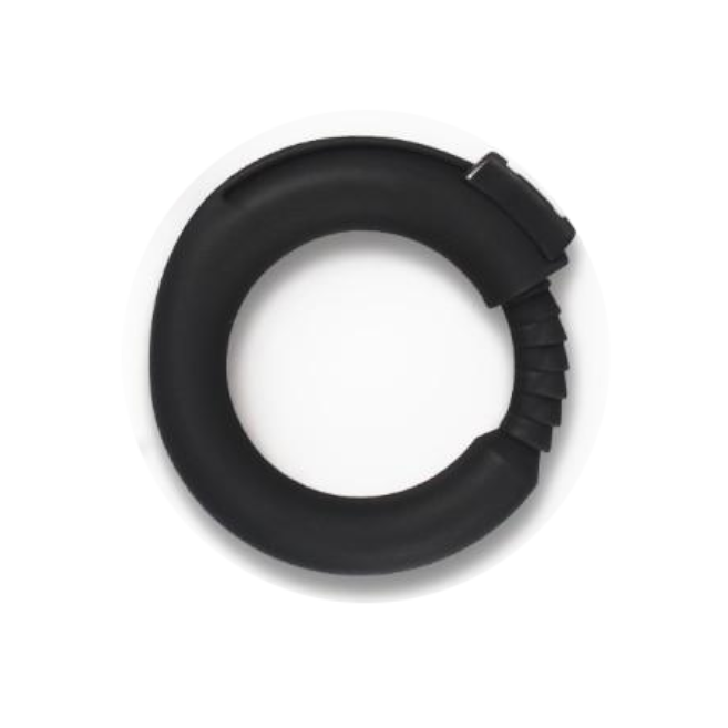 House Of Dasein Cock White Or Black Silicone Penis Rings Delay Ejaculation Men - Black