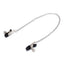 House Of Dasein Stainless Steel Metal Chain Nipple Clamps Bdsm Bondage Restraints Kink - Silver