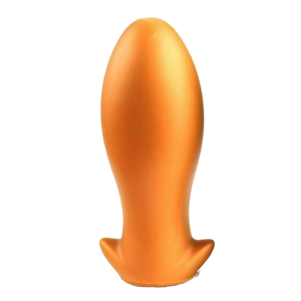 House Of Dasein Silicone Big Butt Plug Gold Or Black Anal Sex Toys - Gold - S