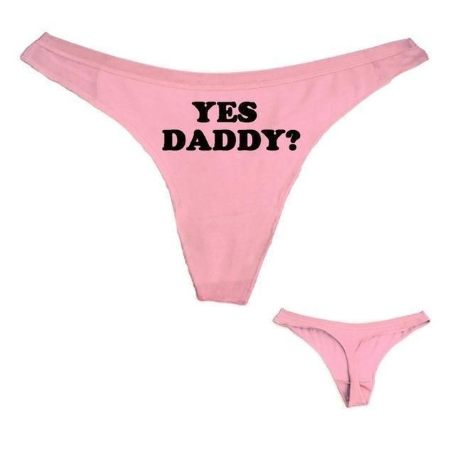 House Of Dasein Yes Daddy Thong Ddlg Women Underwear Panties - Pink - L Main image