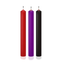 House Of Dasein Bdsm 3 / Pcs Wax Play Candles Temperature Bondage Kink Fetish Restraints - Red/Purple/Black
