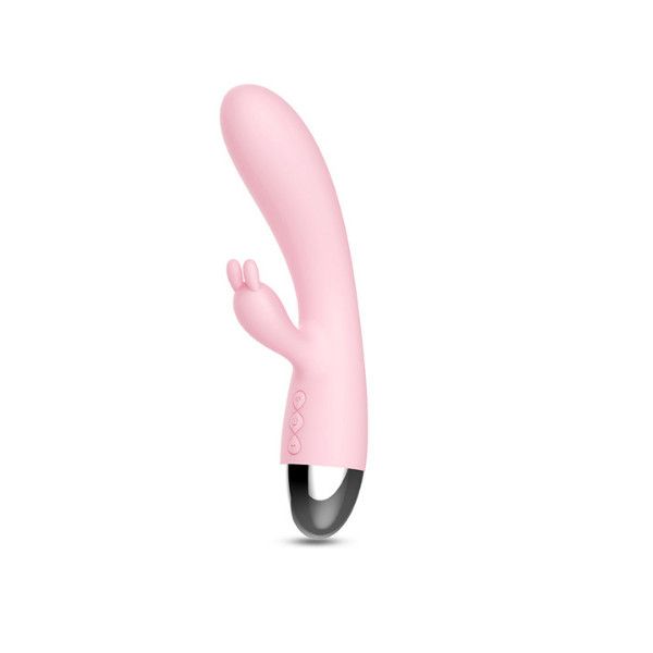 House Of Dasein Leten Rabbit Vibrator G Spot Clitoris Super Soft Massager Stimulator - Pink