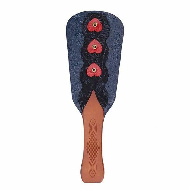 House Of Dasein Retro Leather Bdsm Spanking Paddle Fetish Sex Toy - Blue