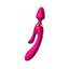 House Of Dasein 3 Motor Vibrating G Spot Clitoris Anal Double Ended Rabbit Vibrator - Pink