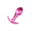 House Of Dasein Beautiful Pink Glass Anal Butt Plugs Pretty Sex Toys - Pink - Large - Type A