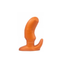 House Of Dasein Big Silver Gold Horn Dual Density Huge Butt Plug Anal Dilator - Golden - S