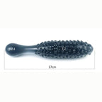 House Of Dasein Black Granules Glass Anal Double Dildo Butt Plug Sex Toy Couples - Black - B (17Cm Long)